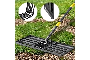 26710 Foldable Sand Leveling Rake with Curved Edge