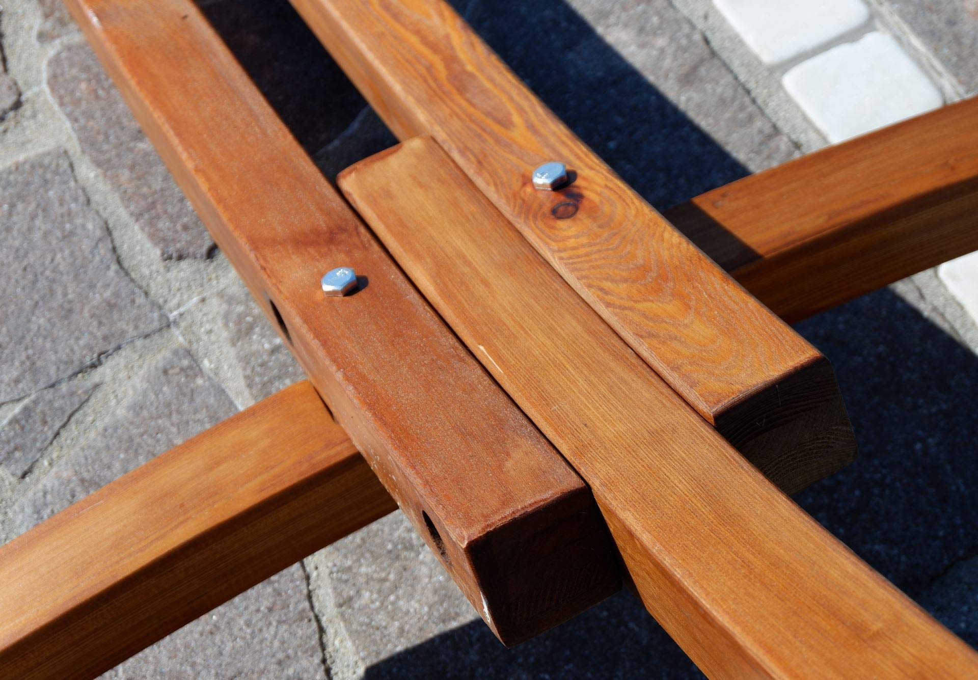 AS-S 350 cm suporte de Hamaca Madera de alerce