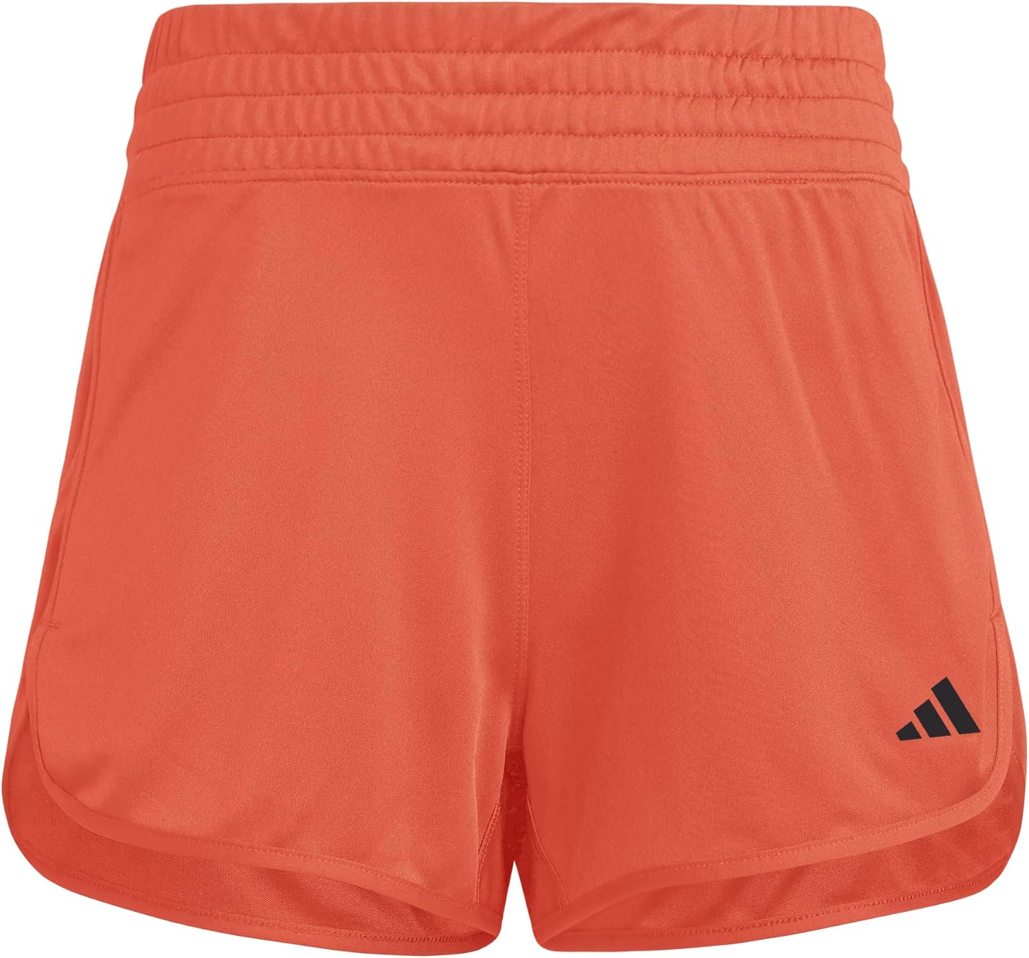 Adidas Womens Pacer Essentials Knit High-Rise Shorts - Image 4