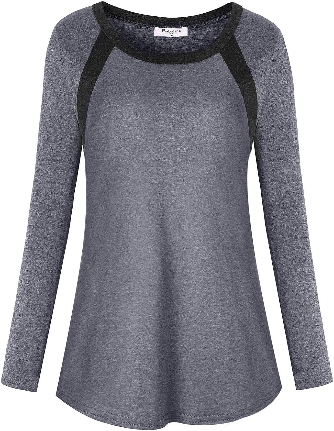 Bobolink Women's Long Sleeve Workout Tops Cool Dri Fit Yoga Running T Shirts : Sports & Outdoors