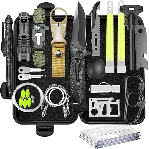 Gifts for Men Dad Him Birthday Christmas Fathers Day, Cool Gadget/Survival Gear and Equipment, Unique Camping Hunting Hiking Outdoor Gear, Gift Idea for Valentines Day Boyfriend Boys Stocking Stuffer