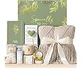 Self Care Gifts for Women Get Well Soon Gift Baskets, Unique Christmas Birthday Gifts for Women Spa Care Package, Sympathy Inspirational Thinking of You Gift Set for Mom Sister Friend Wife Girlfriend