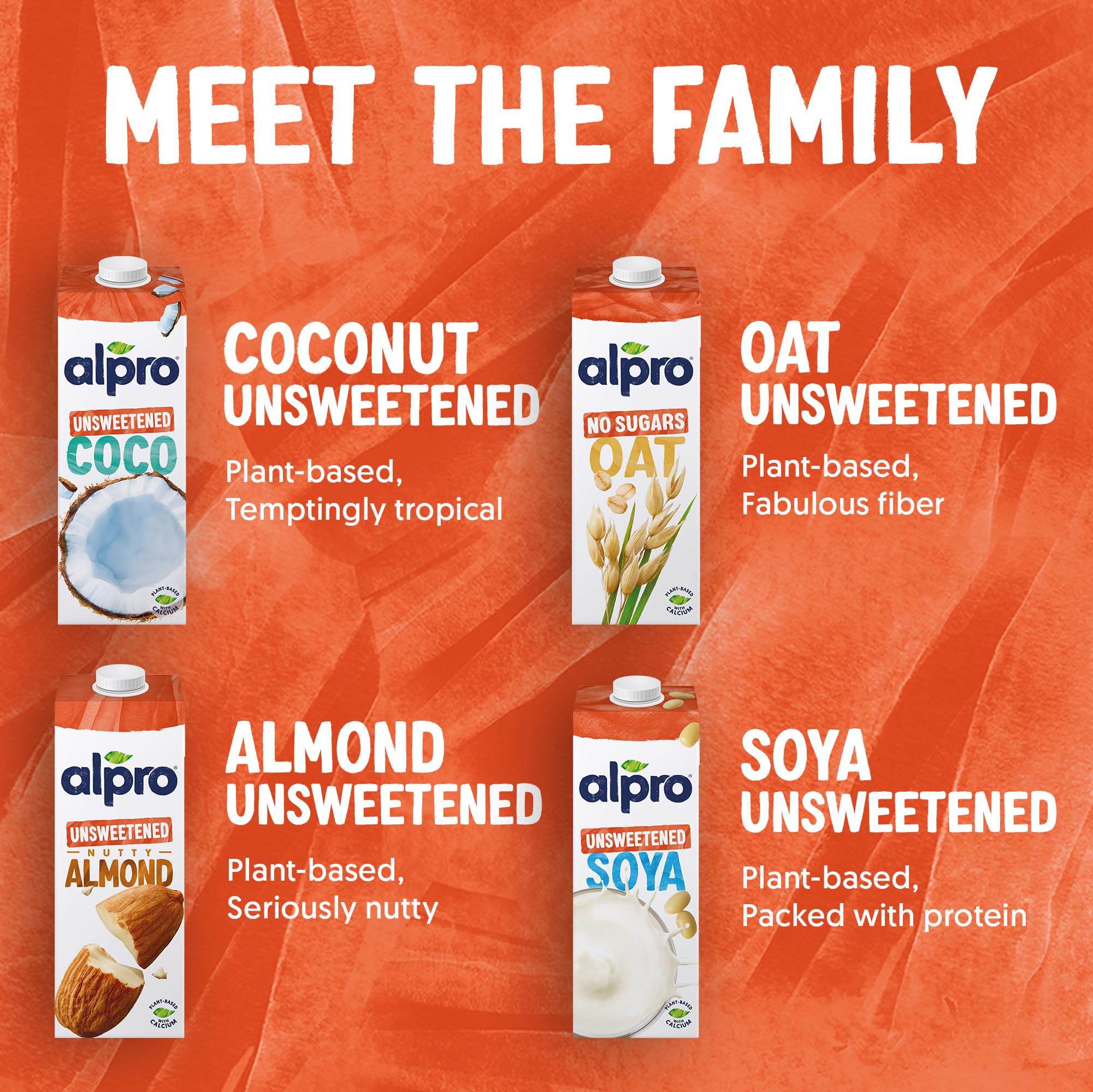 Alpro Bebida Vegetal de Coco sin Azúcar 1L