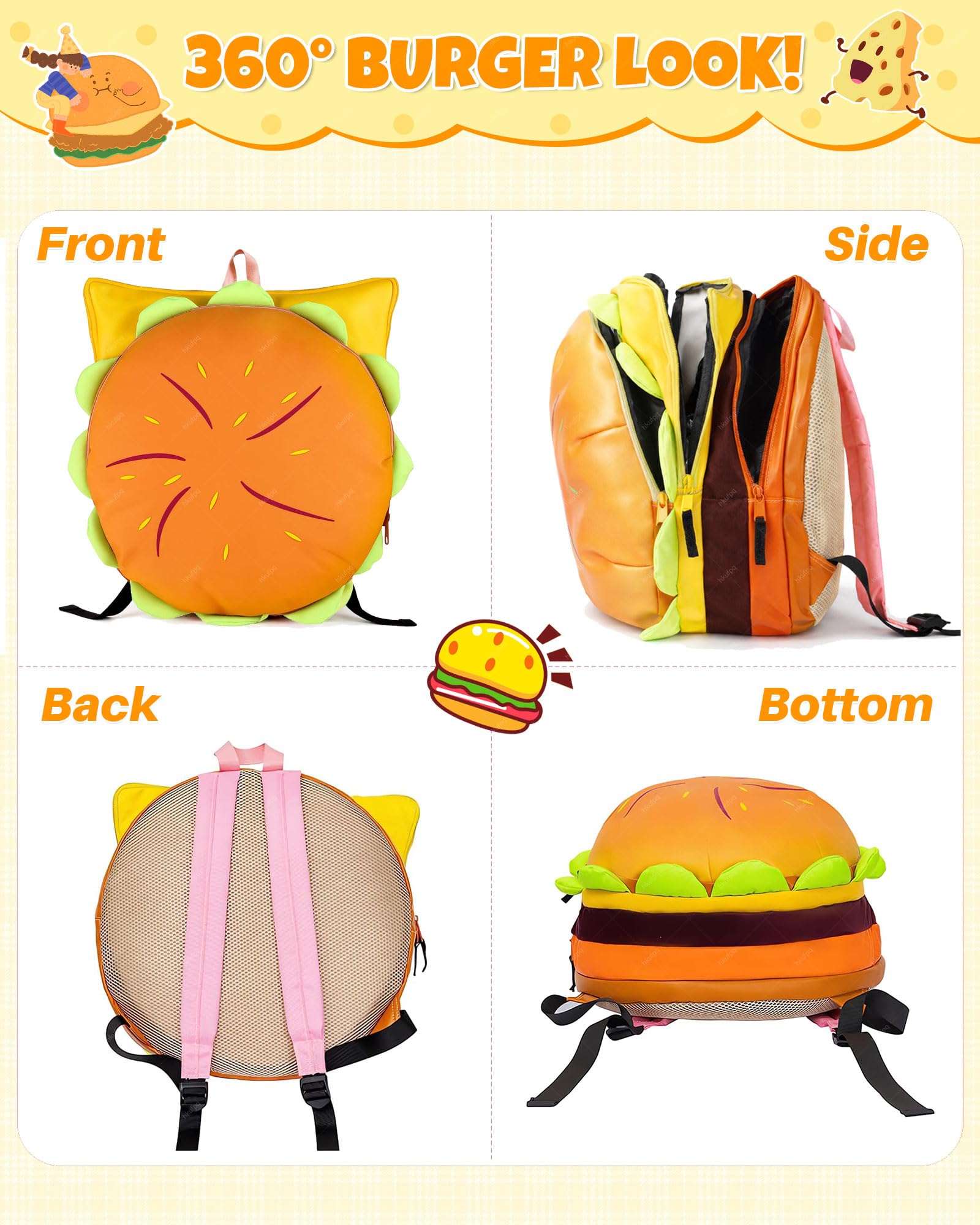 Cheeseburger Backpack