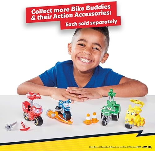 Miniatura 5 de Loop Hoopla - Motocicleta de juguete con accesorio de tablero de vroomboard, multicolor