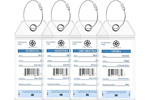 MSC Cruise Ship Essentials 2024: Luggage Tag Holders