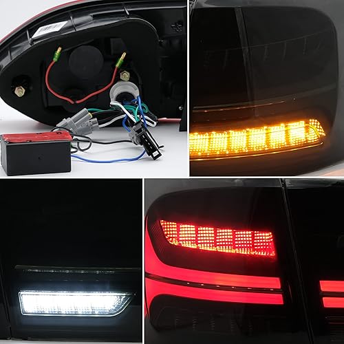 Miniatura 3 de VLAND Conjunto de luces traseras para Mazda 3 AXELA 2014 2015 2016 2017 2018, conjunto de lámpara trasera LED completo con señal de giro, enchufar y
