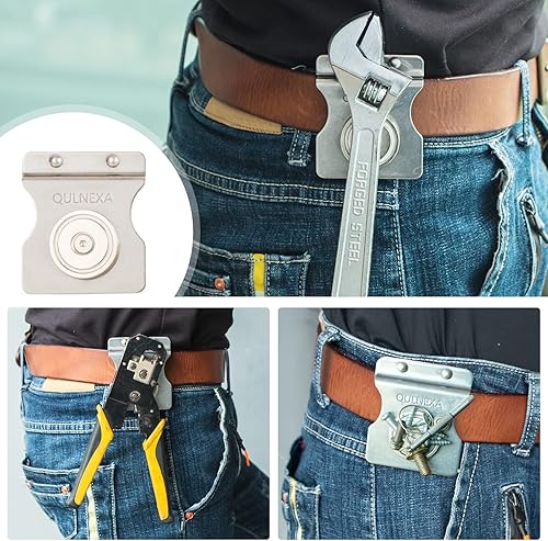 Miniatura 2 de Soporte magnético para cinturón, herramienta magnética de clip de cinturón de acero inoxidable