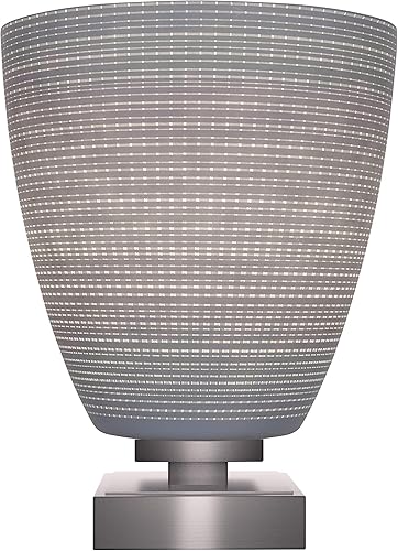 Vista 10 de Toltec Lighting Luna - Lámpara de mesa con 1 luz en negro mate (52-MB-531)