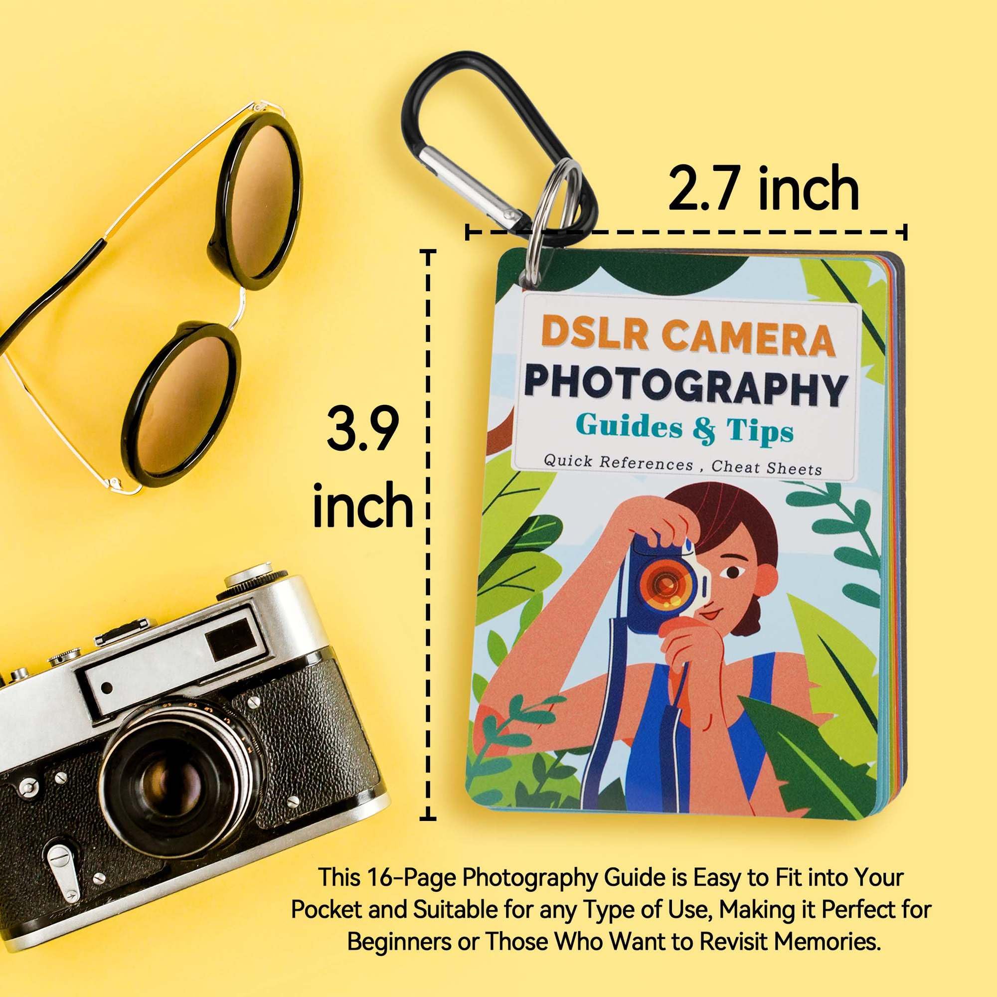 Photography Cheat Sheet Cards For Beginners - 15 Double-Sided Quick ...