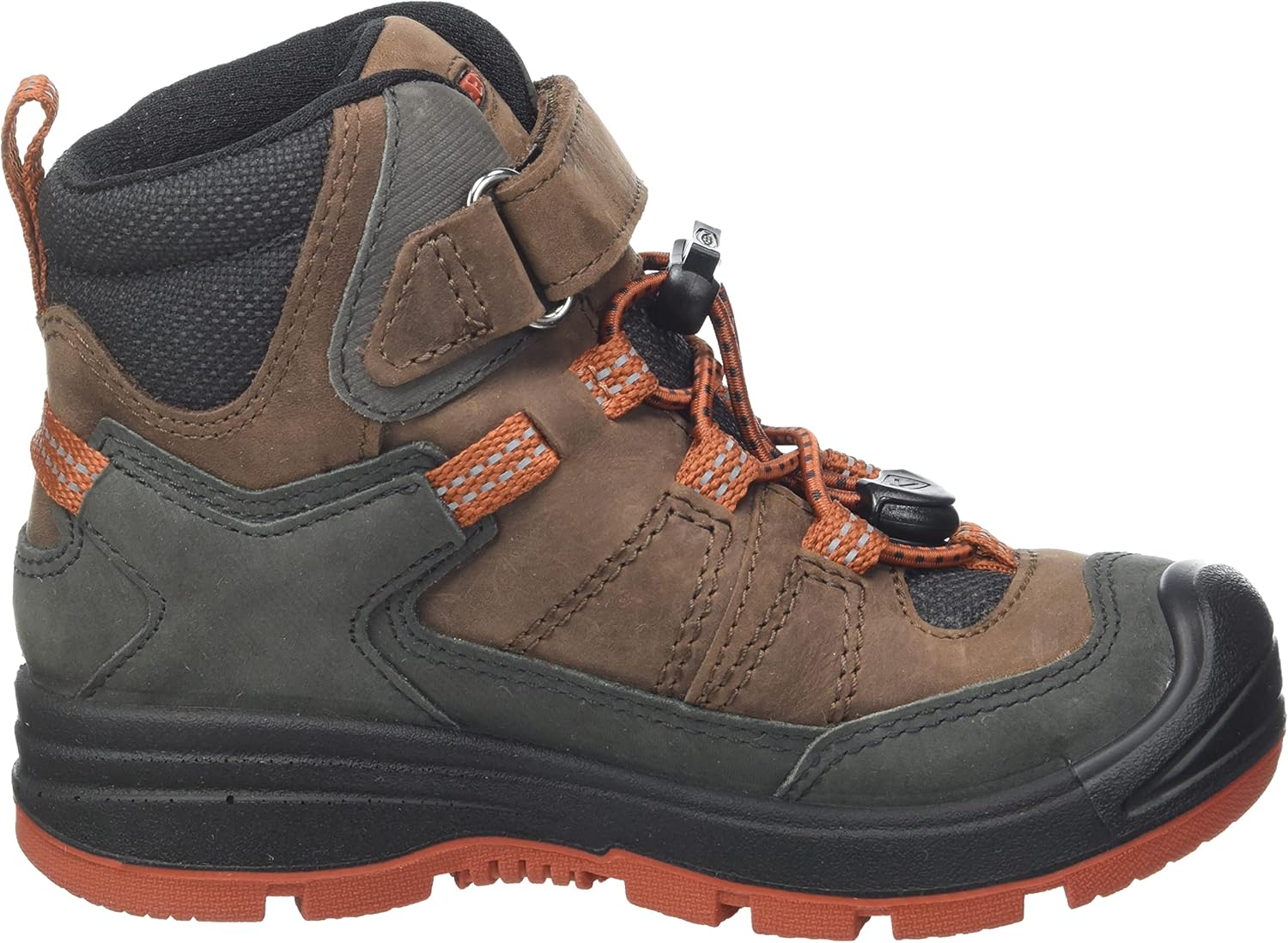 KEEN unisex-child Redwood Mid Height Leather Waterproof Insulated