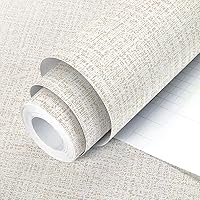 Vista 9 de Grey Wallpaper Grasscloth Peel and Stick Wallpaper 17.7inchx196.8inch Textured Peel and Stick Grasscloth Removable Grey Contact Paper for Cabinets