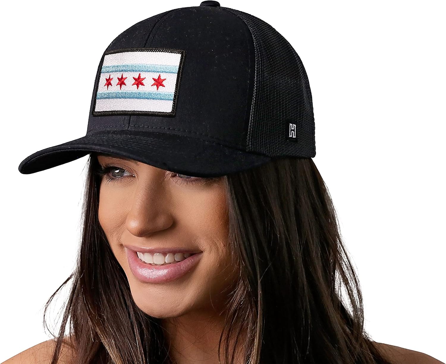 HAKA Chicago Flag Hat – Chicago Trucker Hat for Men & Women, CHI Baseball Cap, Adjustable Golf Hat, Snapback, Outdoor Hat - Image 4