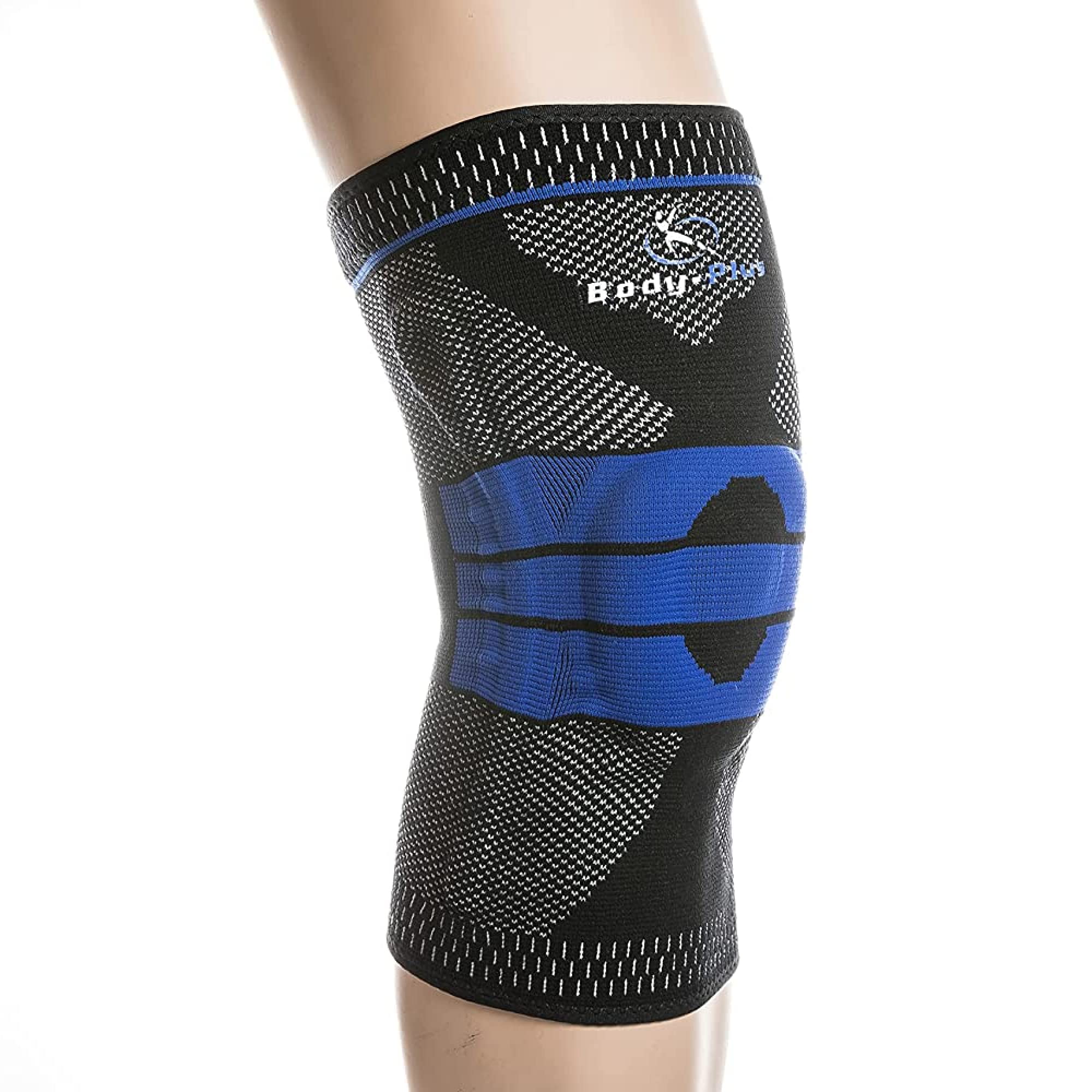 Body-PlusKnee Brace Compression Sleeve - Professional Anti Slip Unisex Knee Support for Men Women - Knee Braces with Patella Gel Pad for Arthritis Pain, Running, Sports, Joint Pain, Meniscus Tear.