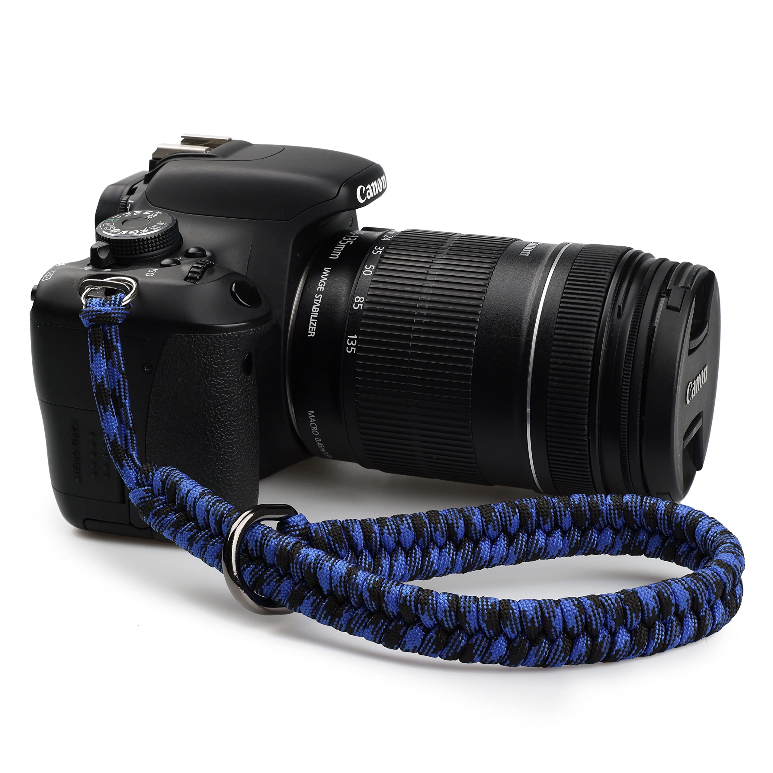 Camera Wrist Strap Hand Lanyard Made of Paracord for Photographers to Secure DSLR. Peak Quality Accessory D ring