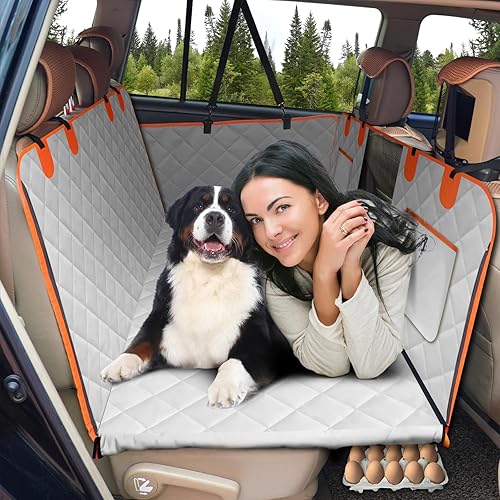 Miniatura 7 de Extensor de asiento trasero para perros  Funda de asiento de coche para perro, colchón plegable no inflable a prueba de arañazos, asiento trasero,