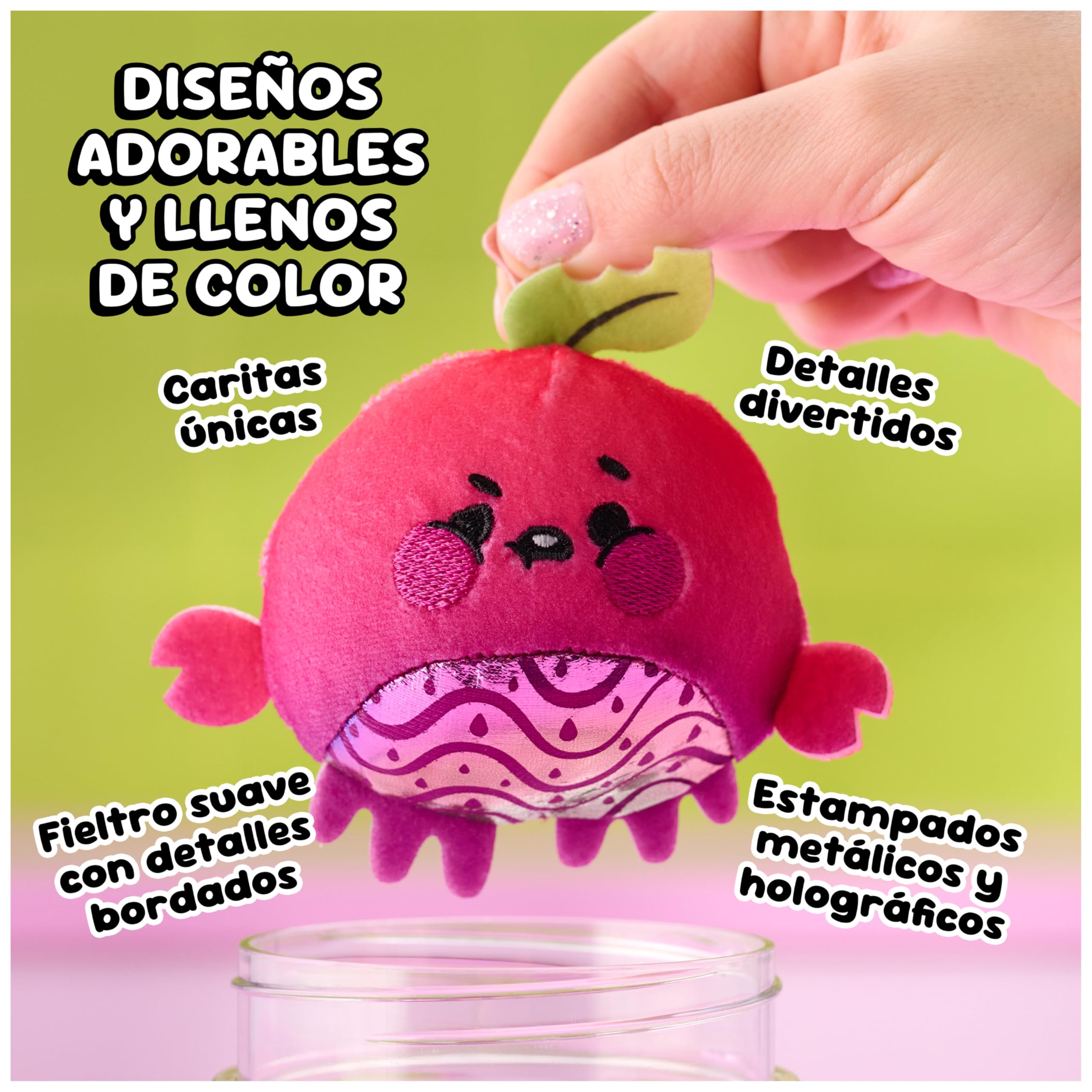 Jellykins - Magic Jellykins Peluche Sorpresa Mágico en Frasco Que se Activa con Agua - Peluche Aleatorio, Hay 20 para Coleccionar - Juguetes Niñas 5 Años + - Regalo niñas 5 Años +