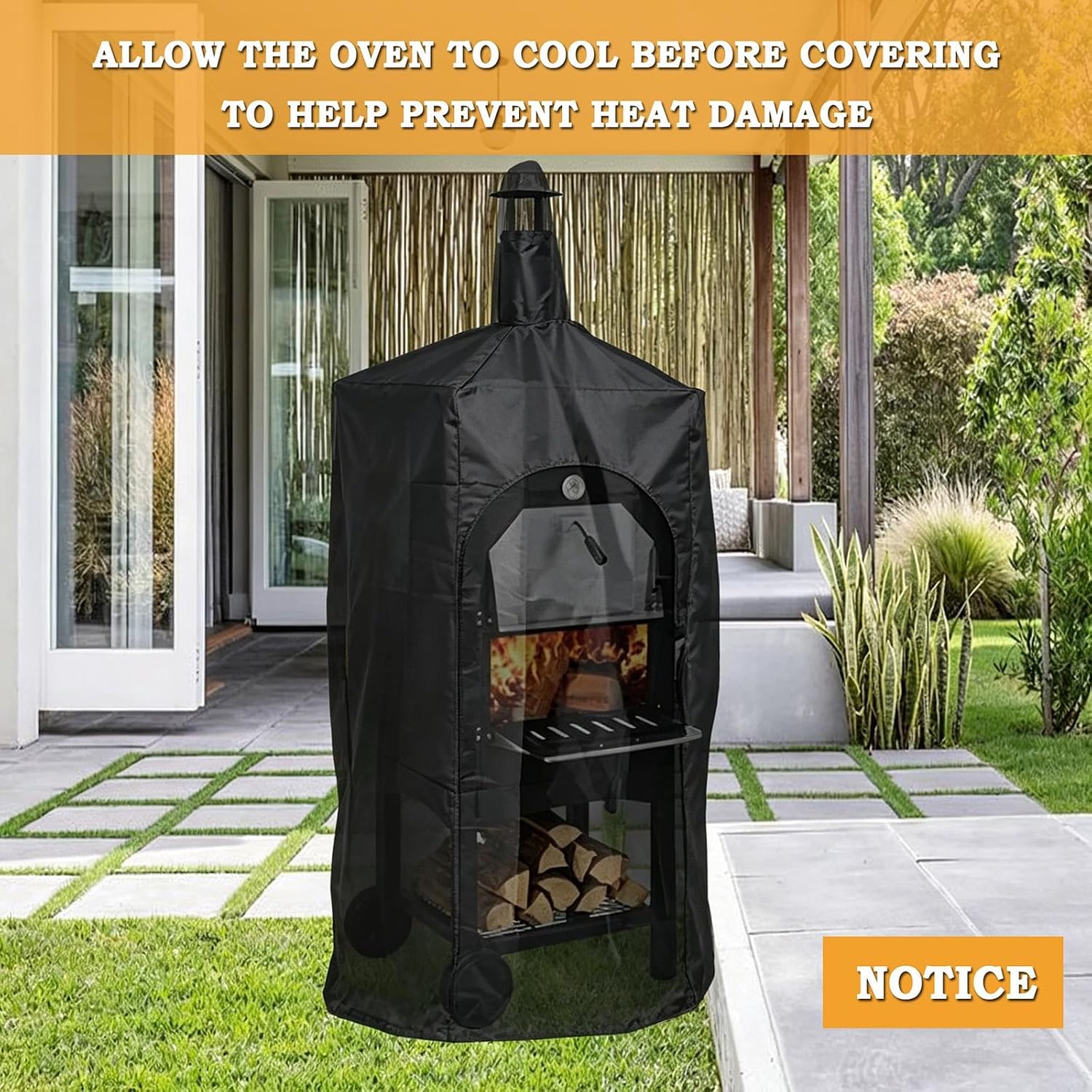 Copertura per Forno Pizza per Big Horn Outdoors Entry Cart Oven Gen1 2019-2021