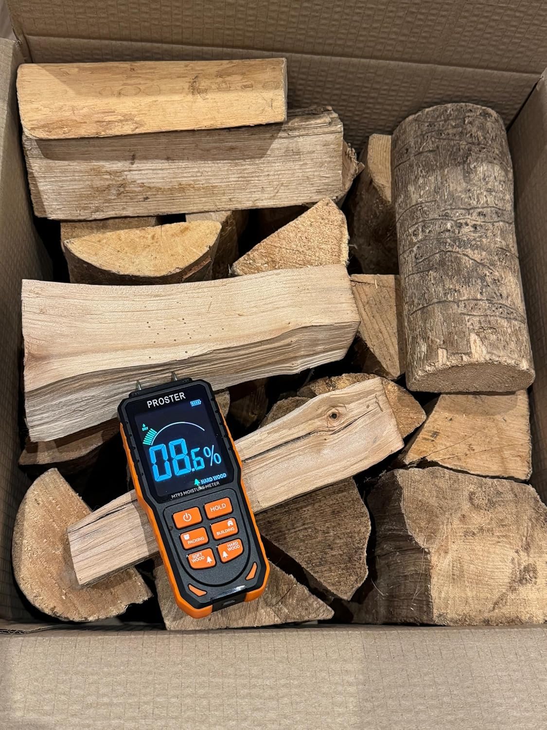 KG Logs - Troncos de leña de 20 kg para quemadores de leña, estufas, chimeneas, hornos de pizza, listos para quemar, iluminación rápida y leña de fuego de larga duración