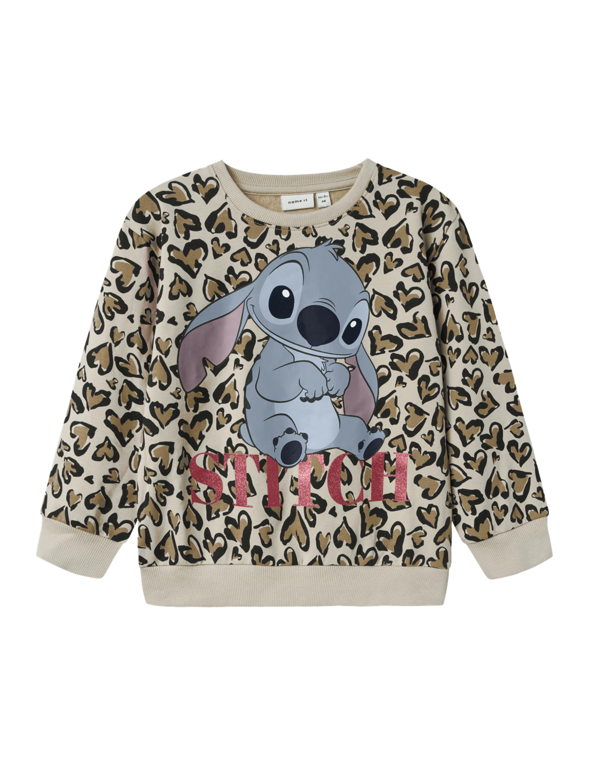 Name IT Mädchen Nmfjanni Stitch Nreg Sweat Unb Wdi Nmfjanni Stitch Nreg Sweat Unb Wdi (1er Pack)