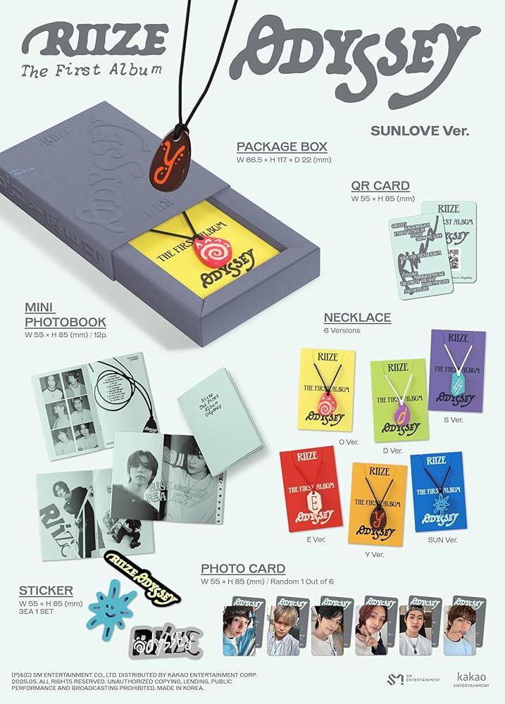 Amazon.co.jp: RIIZE 1st Full Album [ODYSSEY] (SUNLOVE