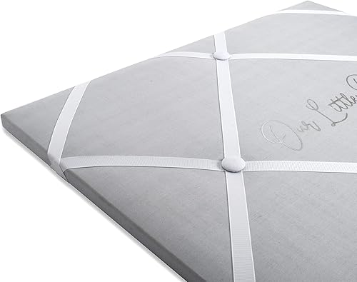 Miniatura 7 de New View Gifts MEMO - Tablero de fotos francés para colgar en la pared, 19 x 16 pies, tela de lino negro, 19 x 16 x 0.6 pulgadas