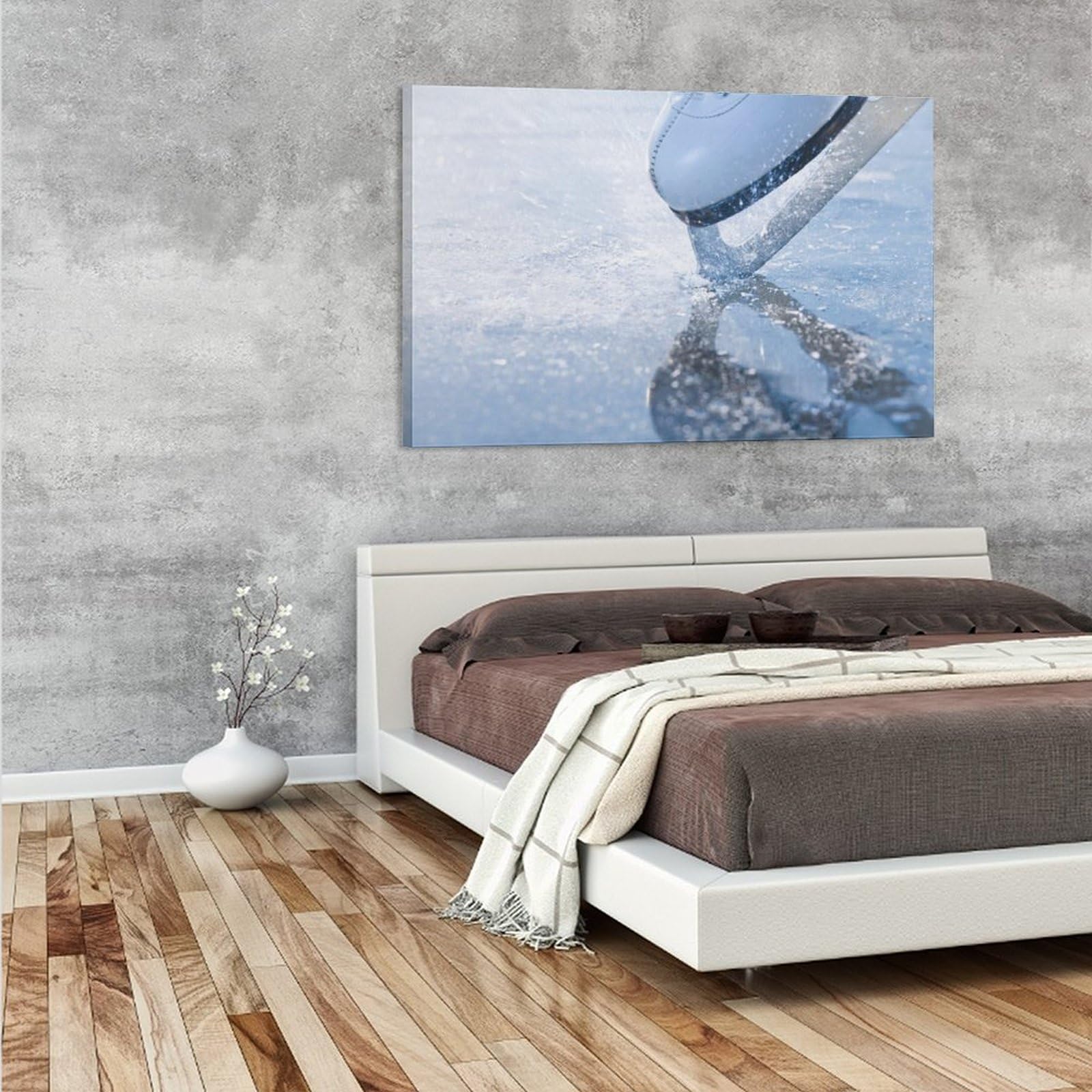 Impression sur toile de sports de patinage artistique, affiche d'art mural pour chambre à coucher, salon, bureau, dortoir, cadeau, 30 x 45 cm
