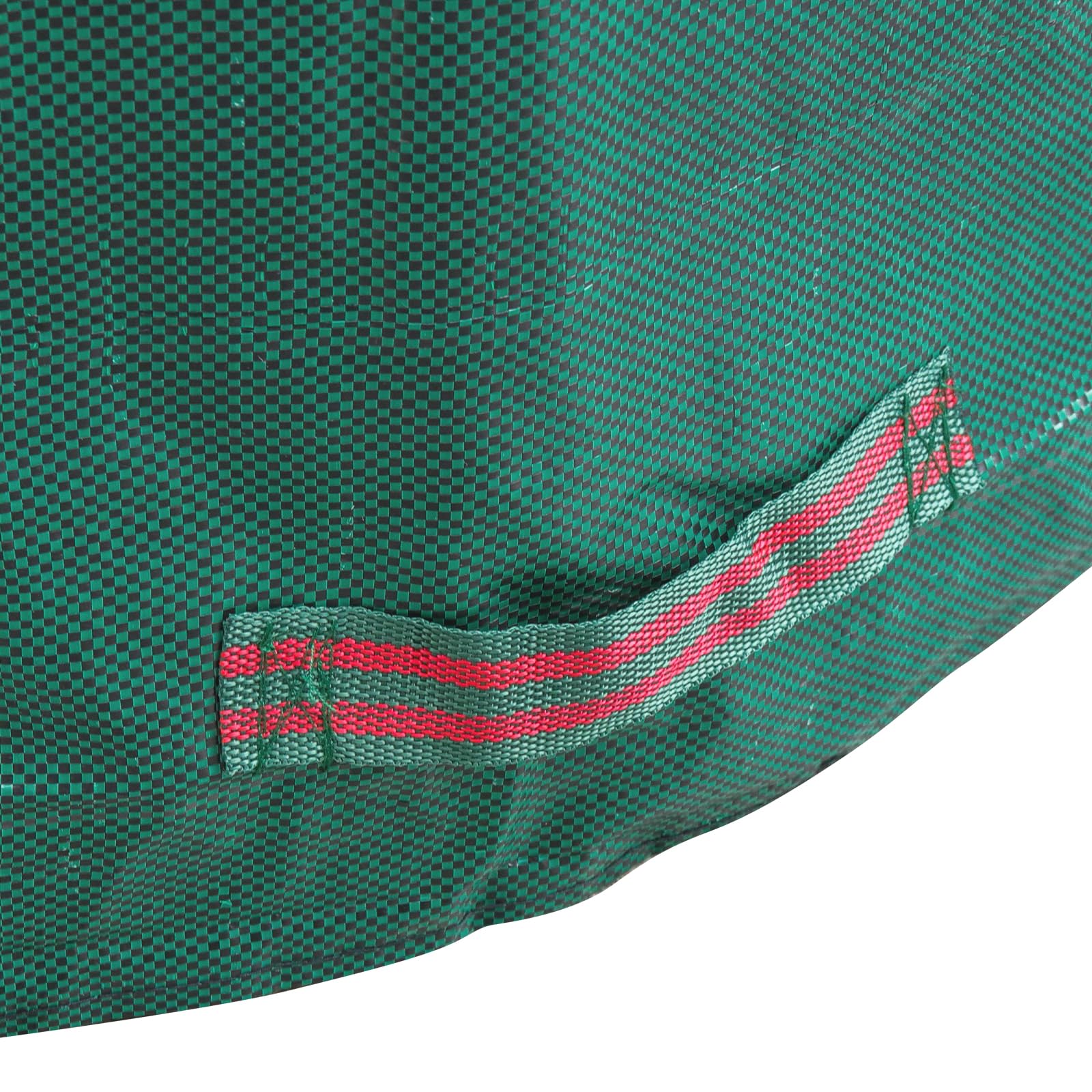 3 Sacos de Hojas 120L con Tapa Cremallera, Bolsas Jardín Polipropileno Estables, Plegables Reutilizables con Asas, para Hojas Hierba Residuos Jardín, 45x76 cm Verde