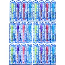 VOVRU Invisible Ink Pen 24Pcs Spy Pen with UV Light Magic Marker Kid Pens for Secret Message and Birthday Party,Writing Secret Message for Easter Day Halloween Christmas Party Bag Gift