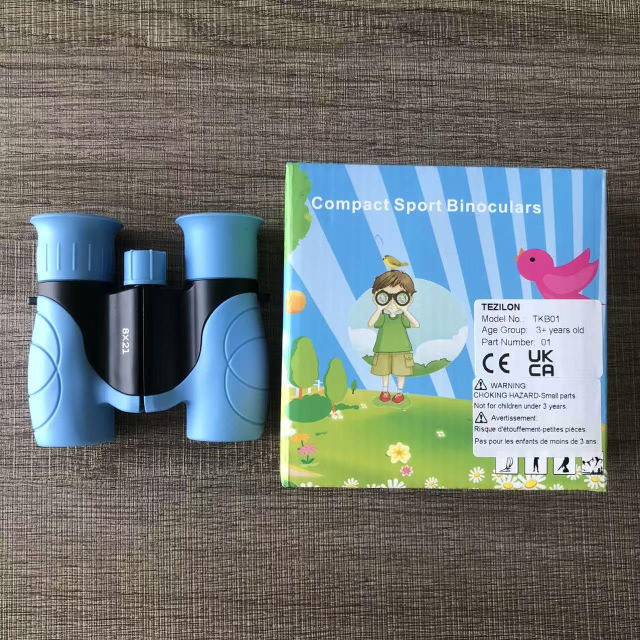 Hootek Binoculars For Kids 8X21 Compact Binoculars, Shock Proof Binoculars Toys Gifts Telescope High Powered Easy Focus Binoculars Sports Outside Play Bir