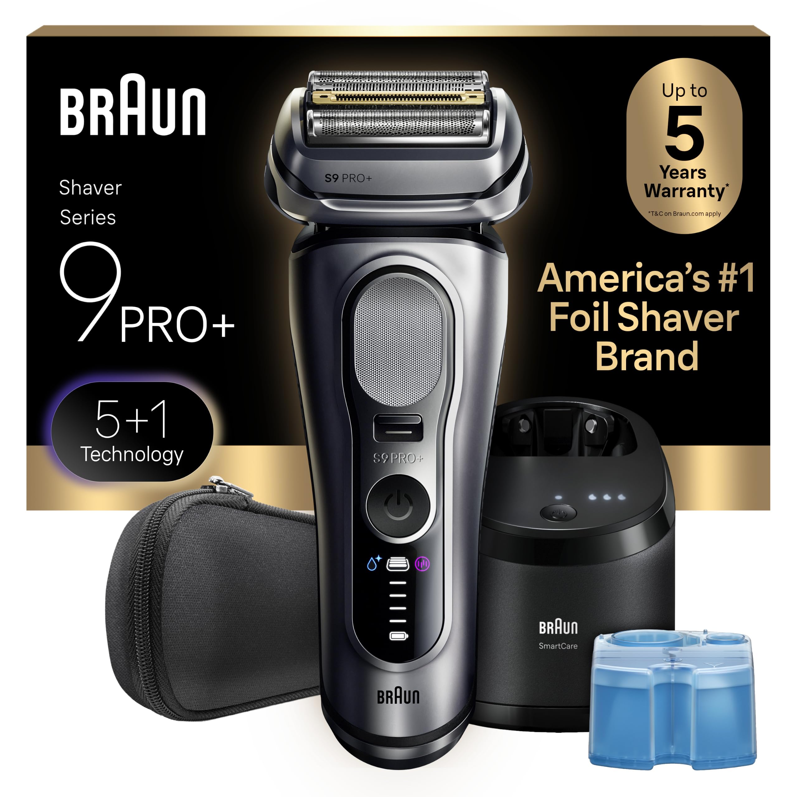 BRAUN S9 PRO+☆新品未使用 Amazon.com: Braun Series 9 PRO+ Electric Shaver for Men, Wet & Dry