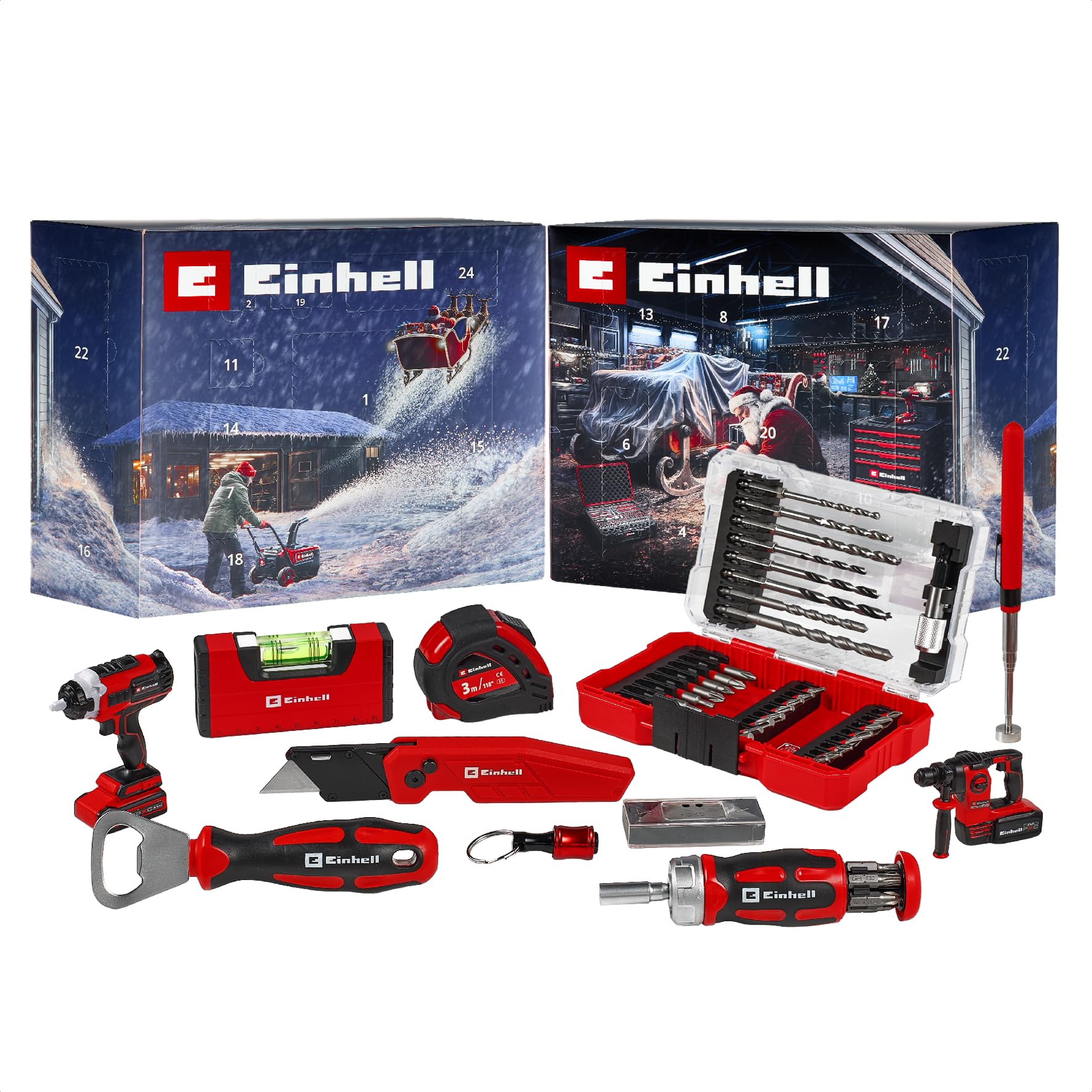 Einhell Calendario dell’Avvento utensili da 48 pezzi 2026