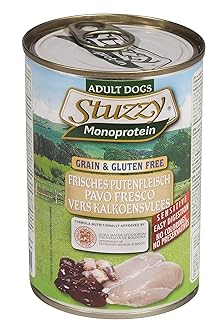 Stuzzy Dog Monoprotein Pute, Hundefutter nass, 6 Dosen x 400 g, 2.4 kg product image