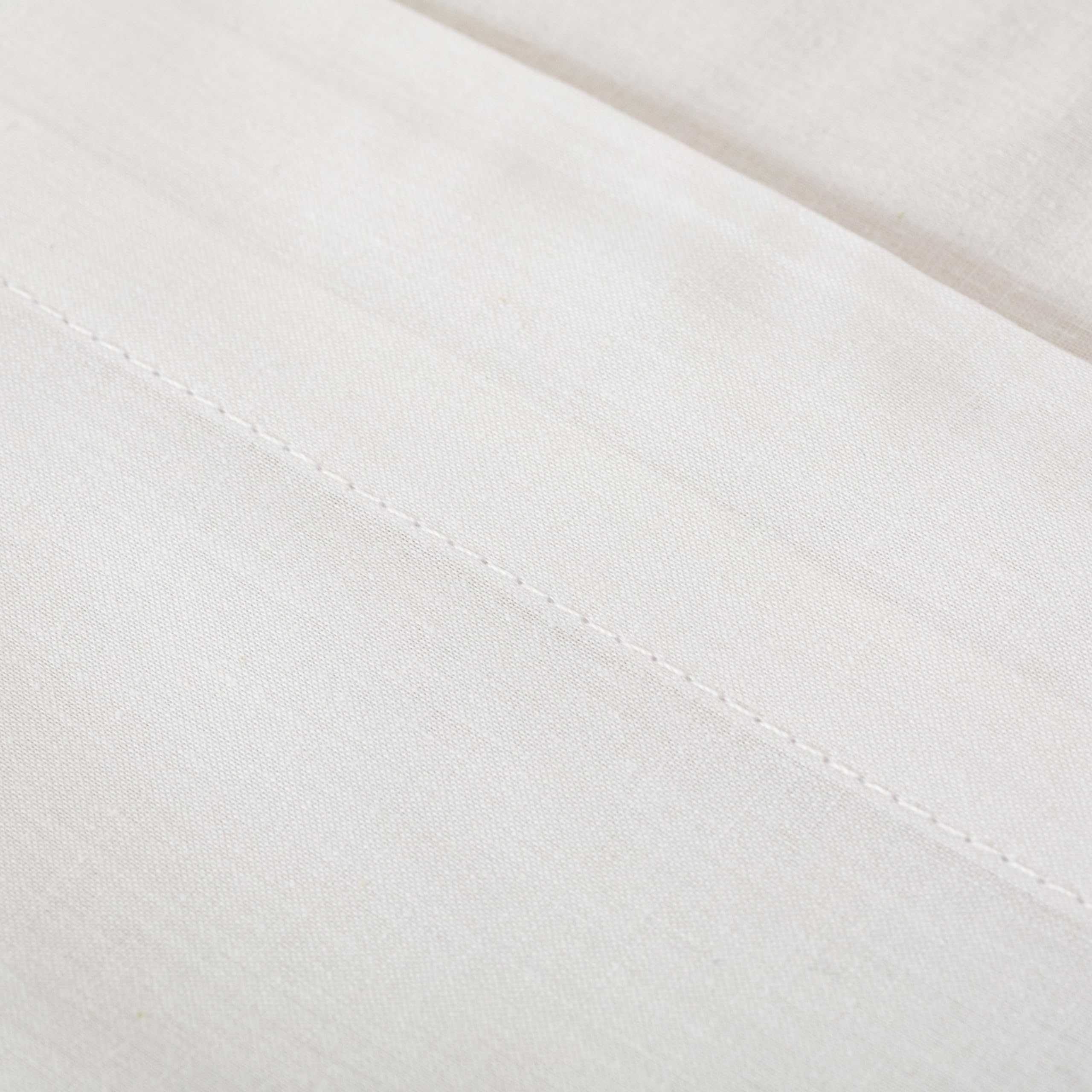 TRAMAS+ Completo Lenzuola Matrimoniale 160x200, 100% cotone Percalle, Biancheria da Letto, Lenzuola e 2 federa da letto, Certificata STANDARD 100 by OEKO-TEX - Bianco