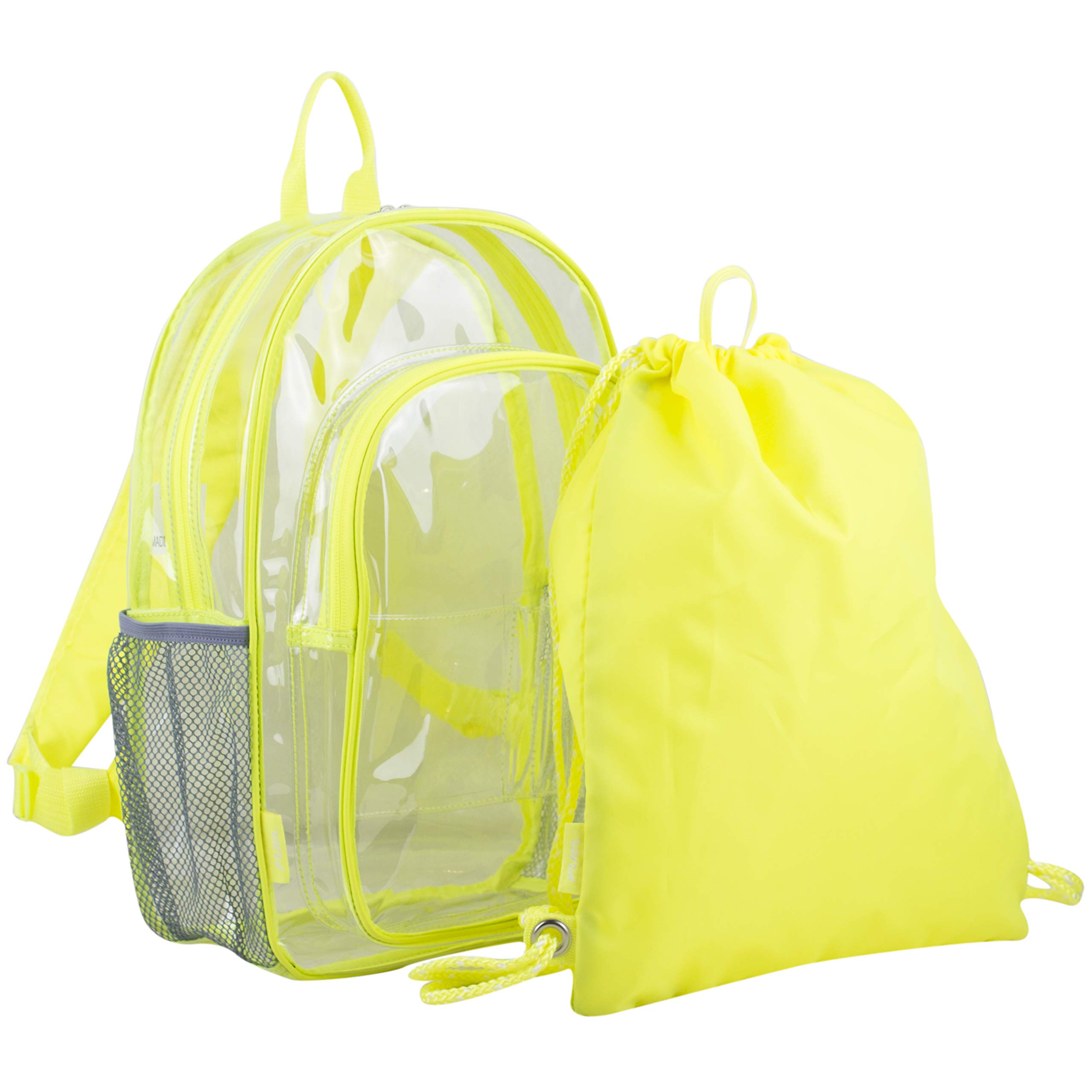 Snapklik.com : FUEL Hiking Clear Backpack And Drawstring Strings Bags ...