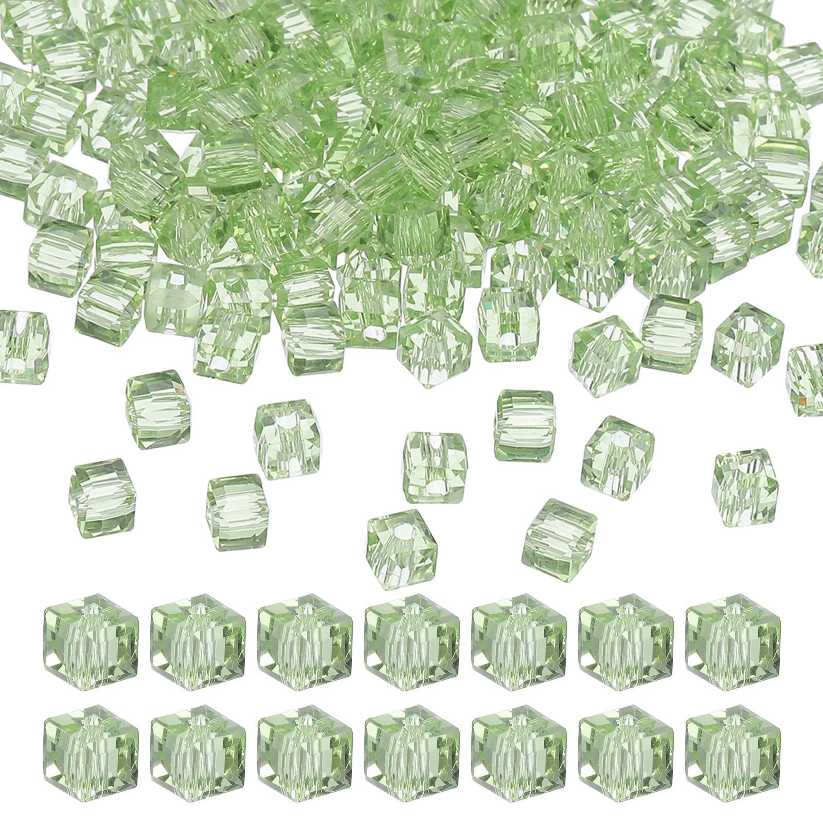 Perles de verre vertes 4mm PATIKIL pour créer ses propres bijoux d'été