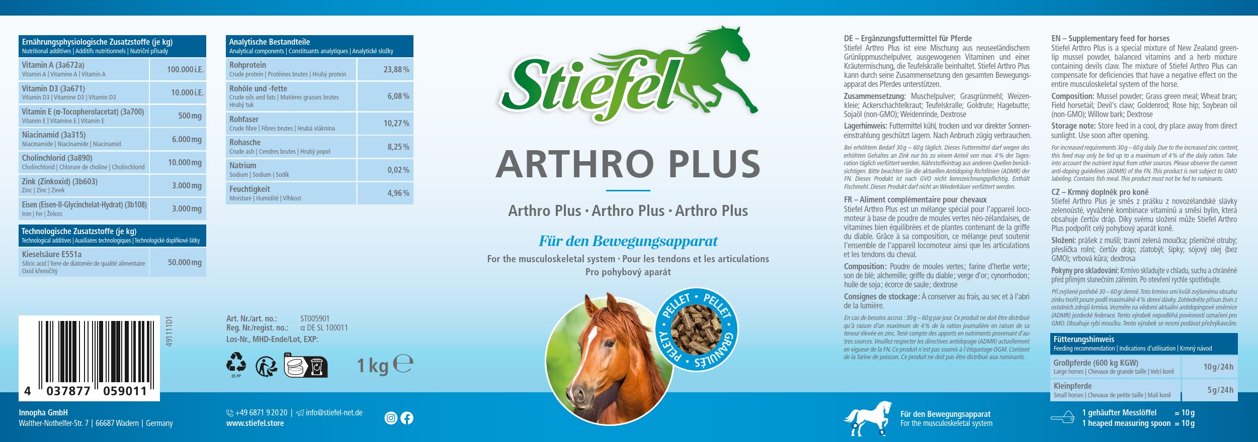 Stiefel Botas de Arthro Plus 30% 1 kg