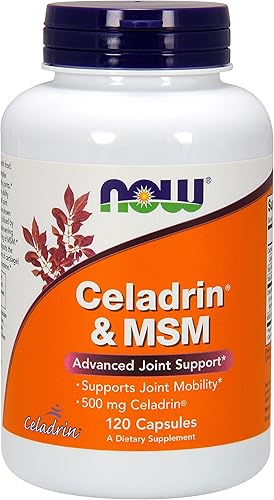 Celadrin y MSM 500mg 120 cápsulas (paquete de 2)