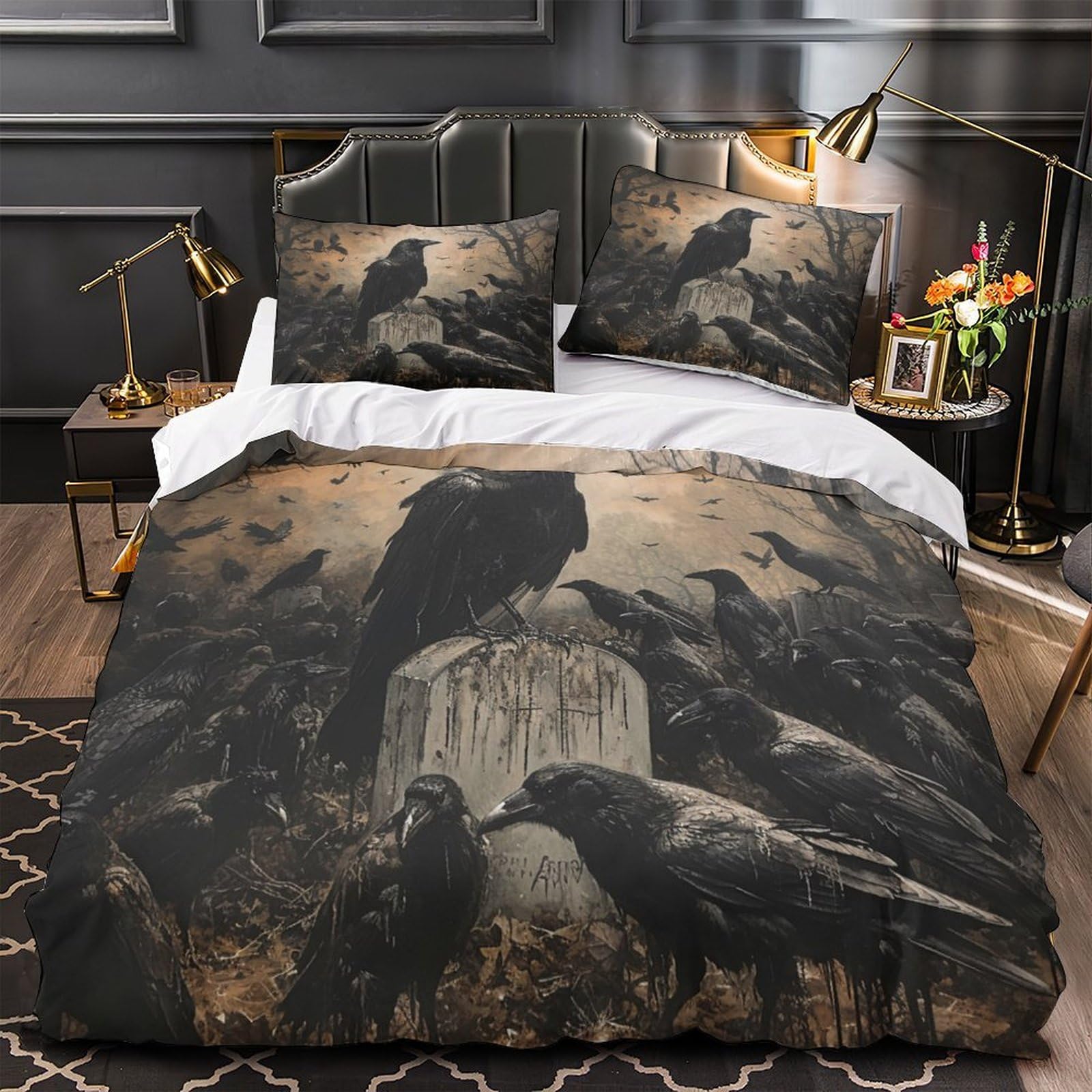 Balles de Golf Parure de Lit 3D housse de couette 260x220cm, le cadeau idéal pour couple