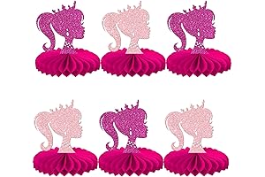 6 Pieces Ultimate Barbie Honeycomb Centerpieces for Unforgettable Celebrations