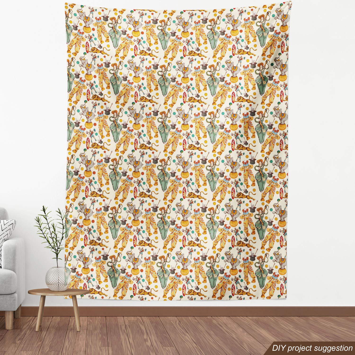 1点物⭕️お安く!◎Custom Vintage Fabric◎AR 9.75 Amazon.com: Ambesonne Circus Fabric by The Yard, Vintage