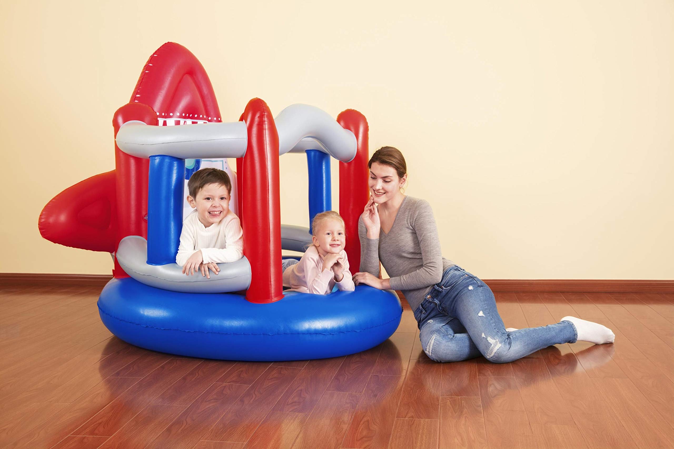 Bestway 52286 Slterello Gonfiabile a Forma di Razzo, 3-6 Anni