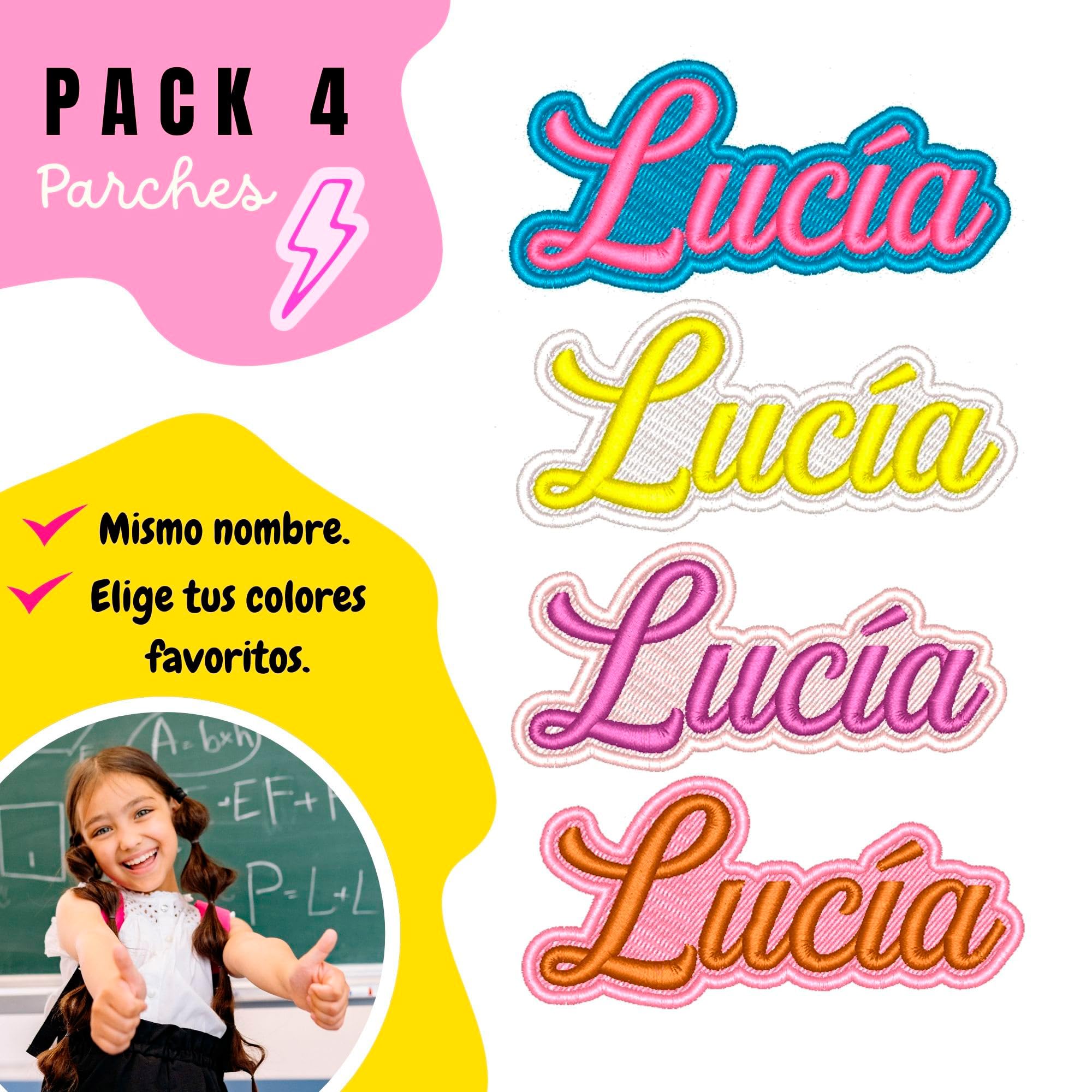 ETICHETTE TERMOADESIVE PERSONALIZZATE 25 PEZZI ASILO SCUOLA NIDO BIMBA BAMBINA e
