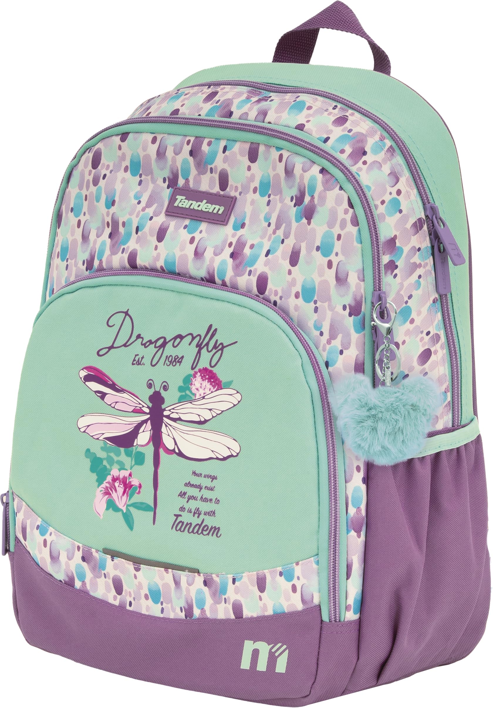Sportandem Mochila Doble Cuerpo 39,5/AC Escolar Tandem Dragonfly