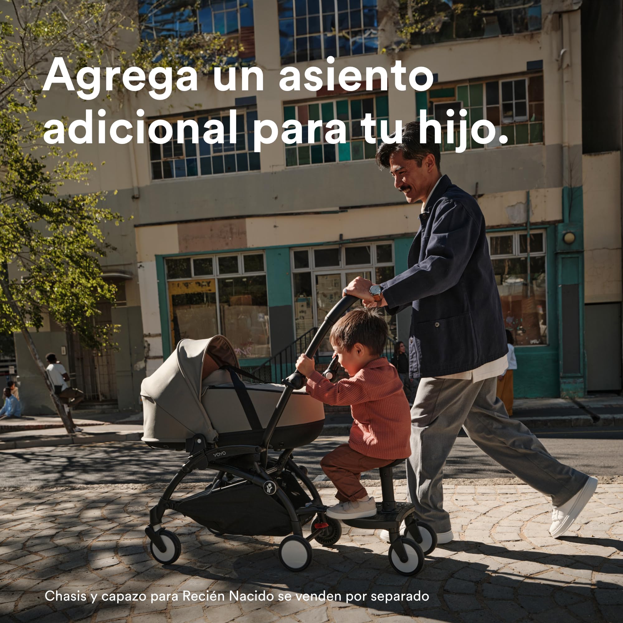 Patinete Stokke YOYO - Para niños de 24 a 48 meses o hasta 20 kg - Fácil de instalar en el cochecito YOYO