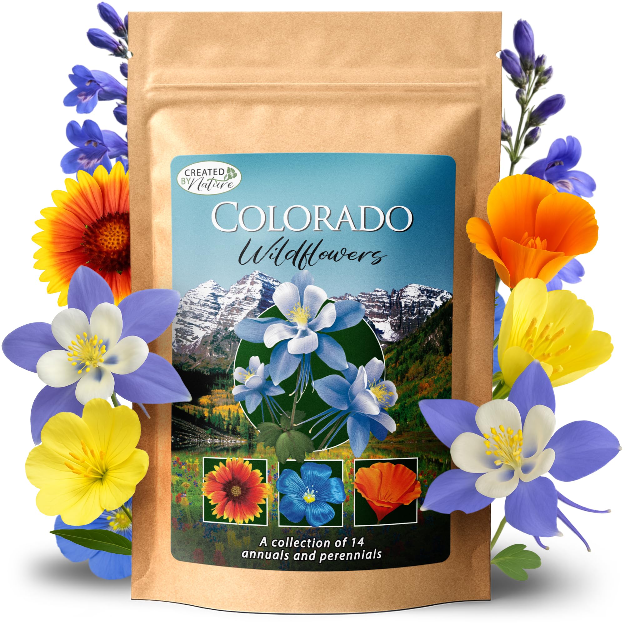 Created By Nature Colorado Wildflower Seed Mix