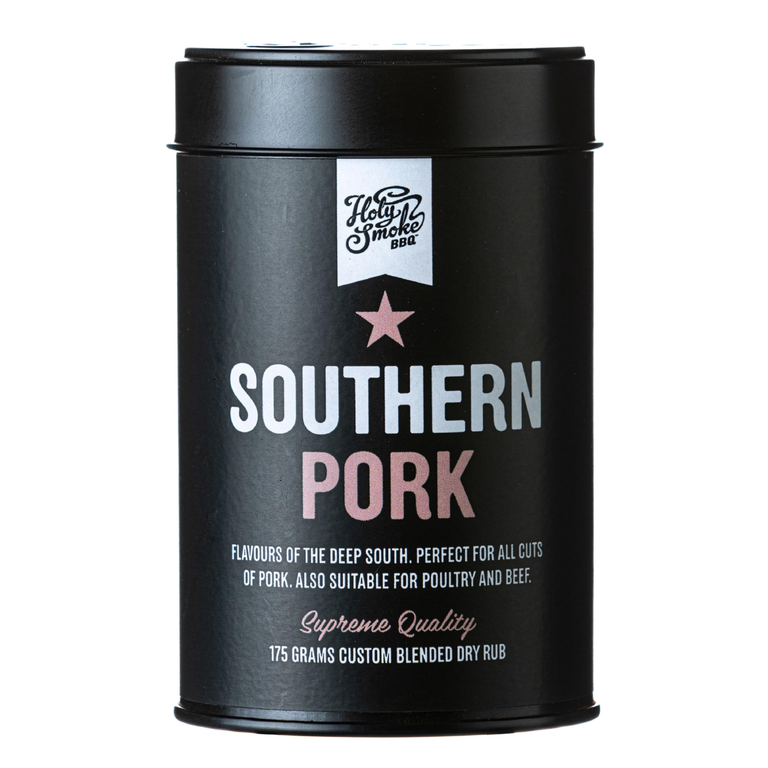 Southern Pork BBQ Rub Todo Uso Spice Mix Especias Barbacoa Condimento Seco para Carne verduras Brisket Cordero Bistec Fajitas pollo pescado y patatas 175g — view 6