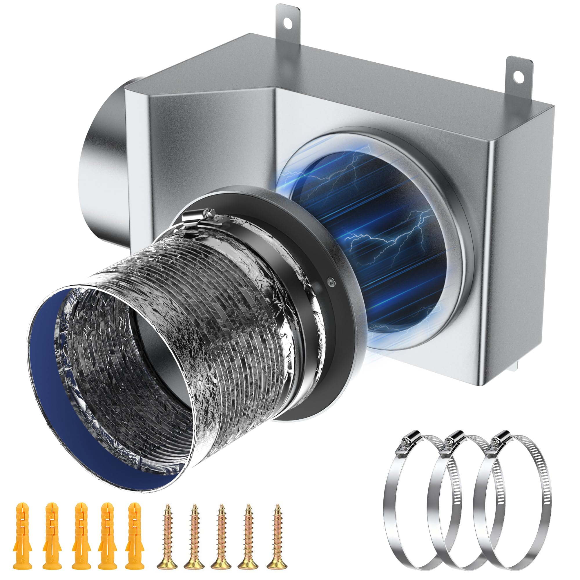 Kit de conector magnético fuerte de ventilación de secadora para evitar tubos aplastados