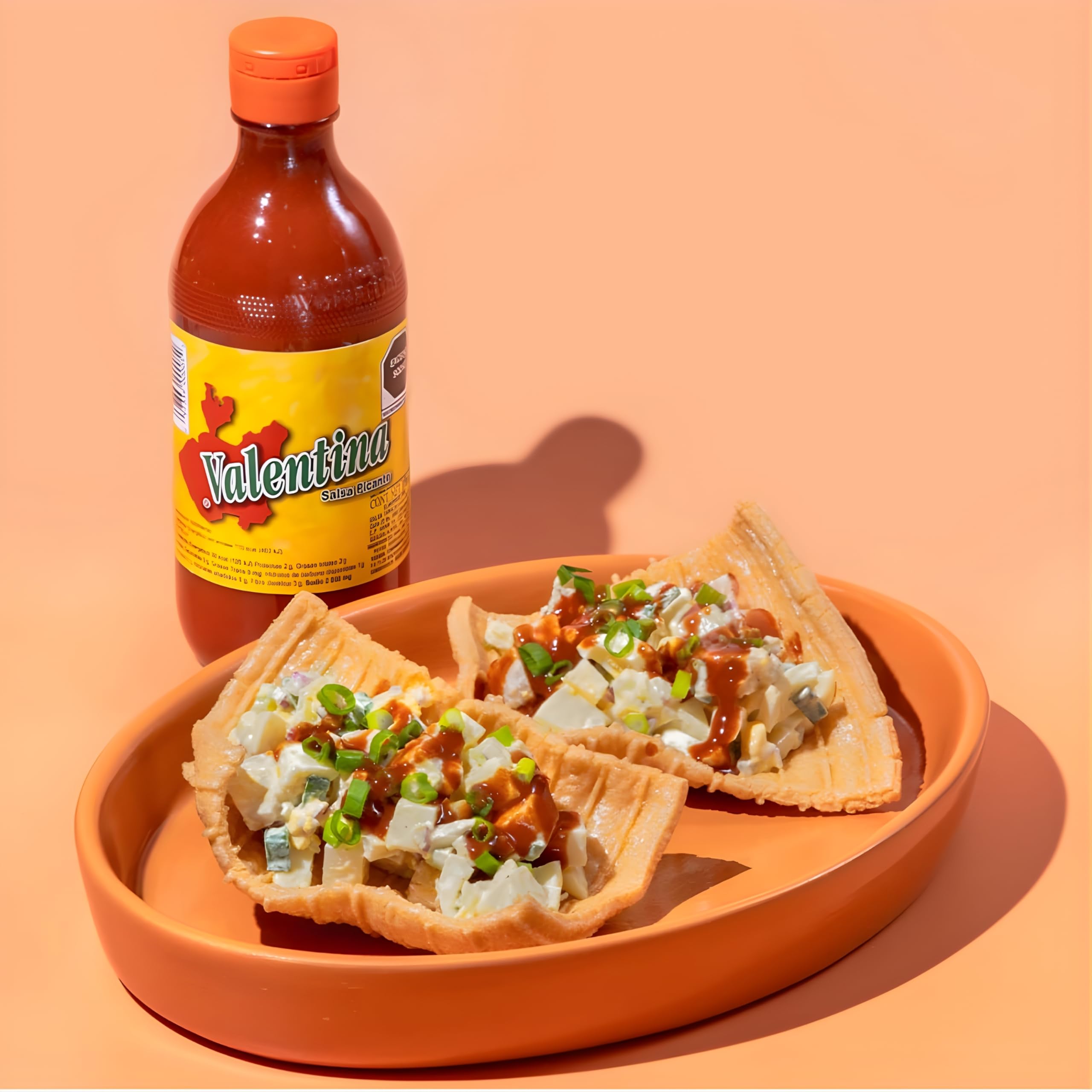 Salsa Picante Valentina Amarilla – Salsa Mexicana de Chile Tradicional – Hot Sauce Mexicana para Tacos, Nachos, Patatas, Frutas y Mariscos - Distribuido por Laborawi (1L)