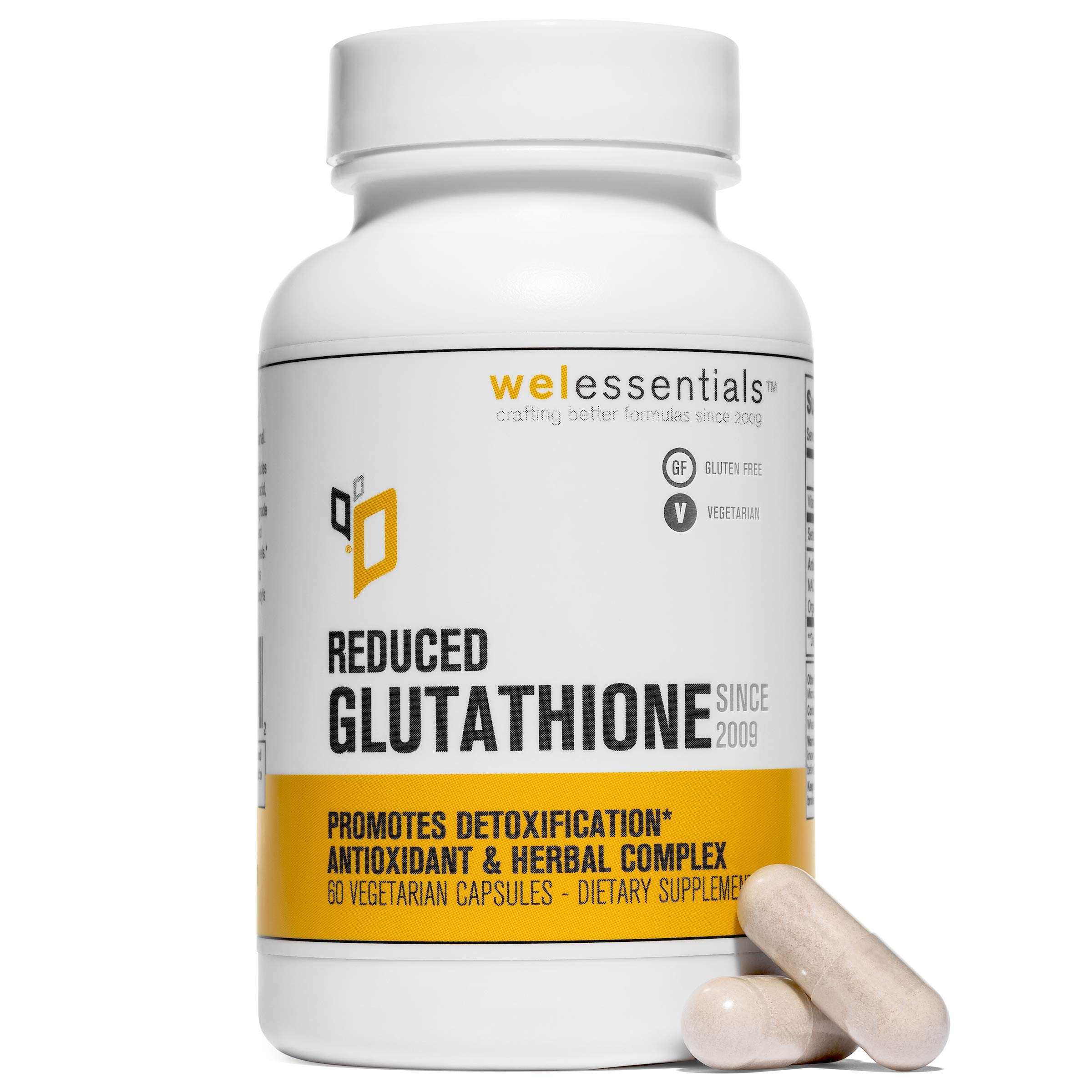 Buy WELESSENTIALS Glutathione Antioxidant and al Complex 500mg of